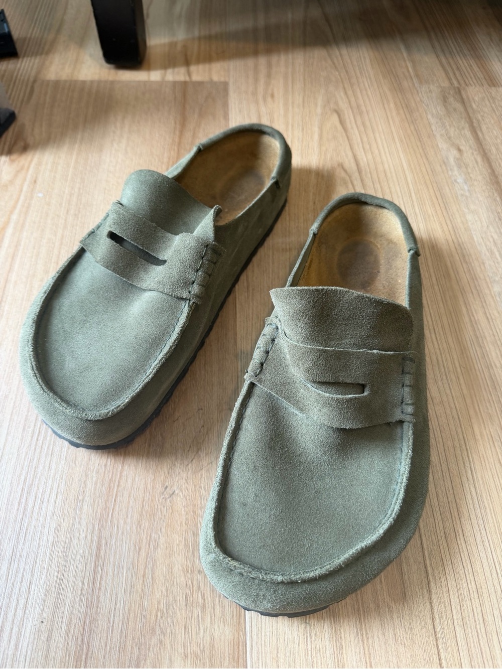 Birkenstock Olive Green Naples Mule 45 Men